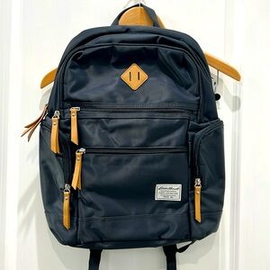 Eddie Bauer Diaper Bag Baby Backpack Charcoal Gray Day Bag